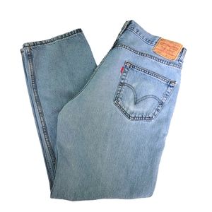 Levi Strauss Men's 550 Relaxed Fit Straight Leg Light StoneWash Jeans sz 36 × 32